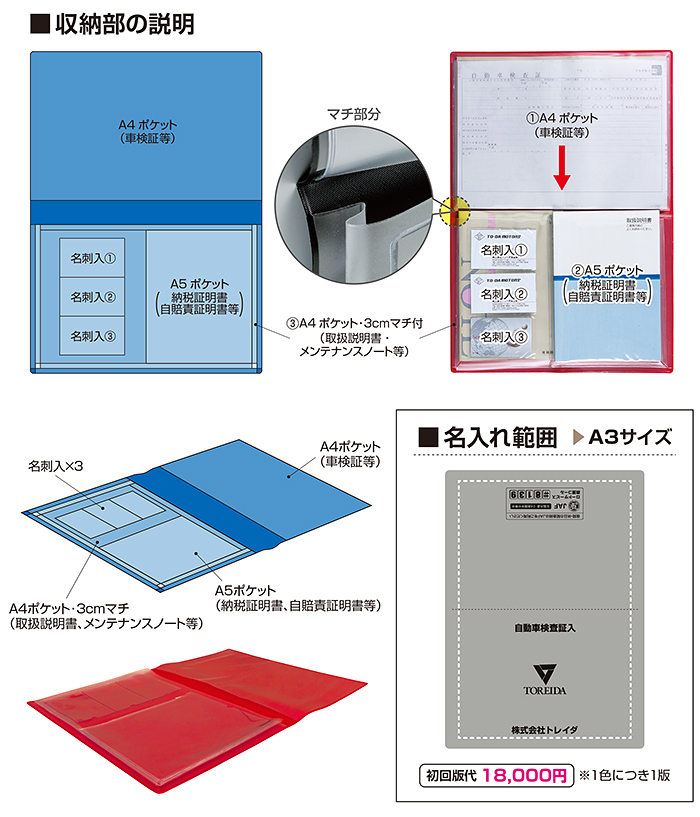 車検証入れ・ステッカー | 株式会社トレイダ