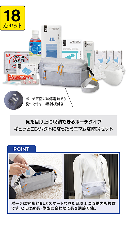 緊急防災18点セット（501G）